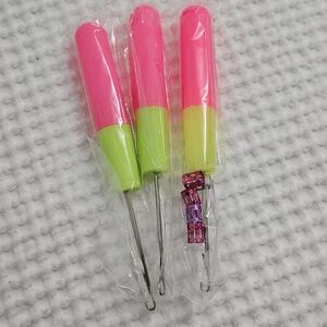 Pink and Green Precision Hair Styling Tools